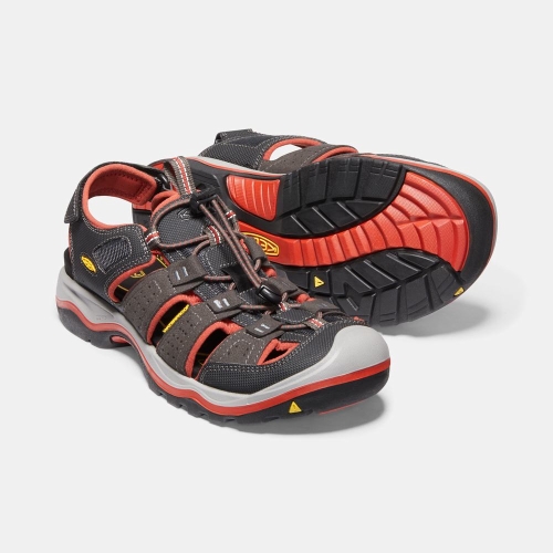 Keen Rialto II H2 Vandringssandaler Herr Bruna Orange | KJNCY5461