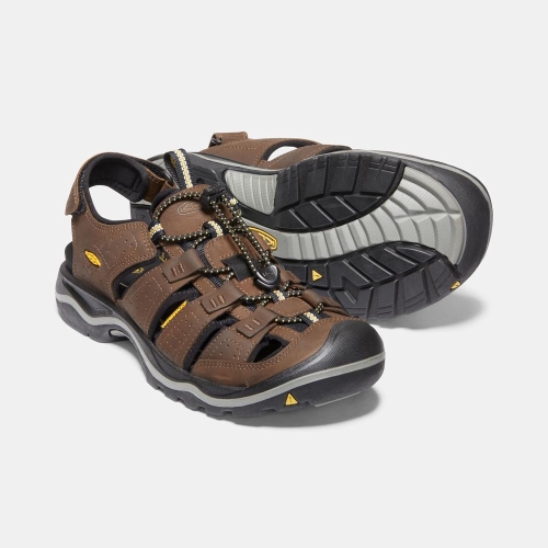 Keen Rialto II Läder Vandringssandaler Herr Bruna | FXZGV3615
