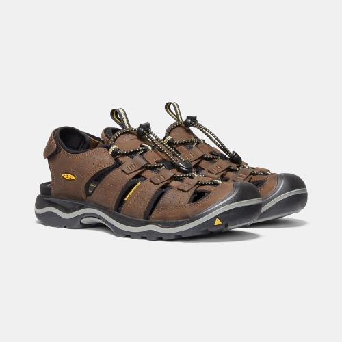 Keen Rialto II Läder Vandringssandaler Herr Bruna | FXZGV3615