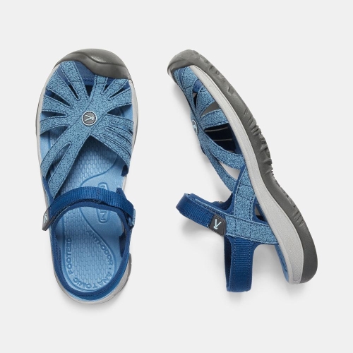 Keen Rose Sandaler Dam Blå | QJZLT2130