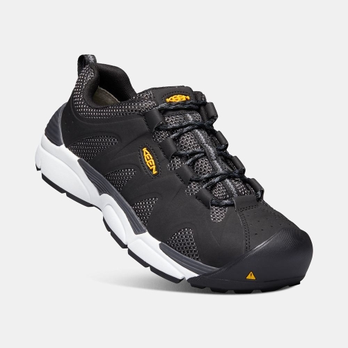 Keen San Antonio Aluminum Tå Arbetsskor Herr Svarta | VKLHM4309