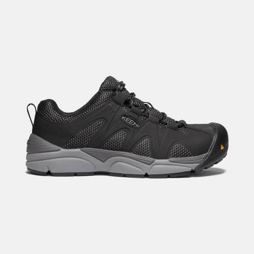 Keen San Antonio Esd Aluminum Tå Arbetsskor Herr Svarta | QUEMB2568