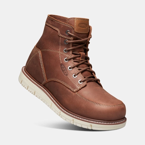 Keen San Jose 6 Soft Tå Arbetskängor Herr Bruna | HRWGV2103