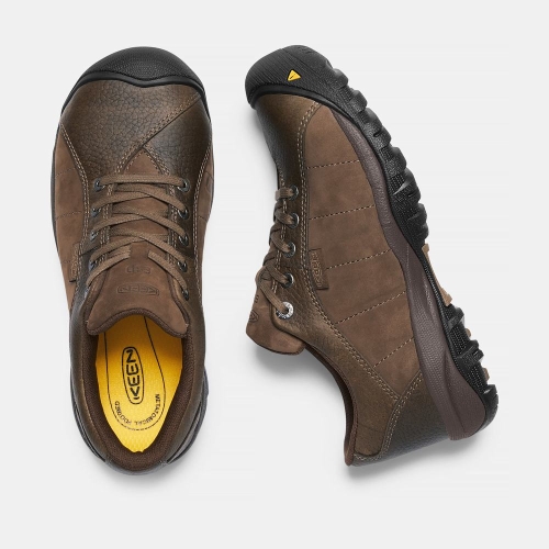 Keen Santa Fe Esd Aluminum Tå Arbetsskor Dam Bruna | BTQZO3719