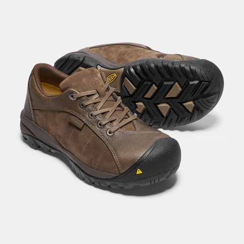 Keen Santa Fe Esd Aluminum Tå Arbetsskor Dam Bruna | BTQZO3719