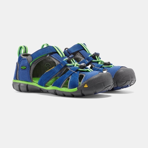 Keen Seacamp II Cnx Sandaler Barn Blå Gröna | DAWOX1874