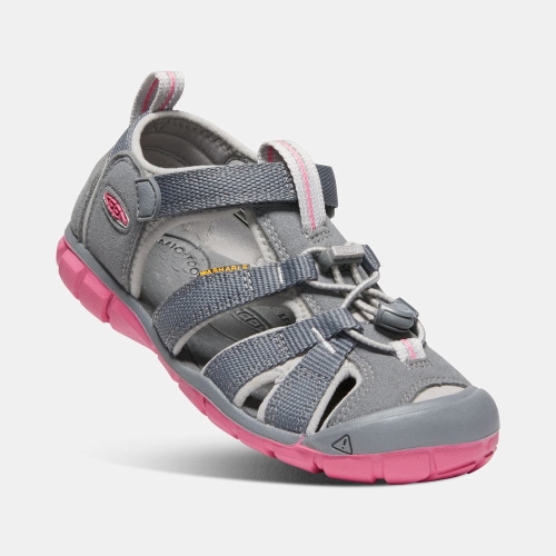 Keen Seacamp II Cnx Sandaler Barn Grå Rosa | SURLT2318