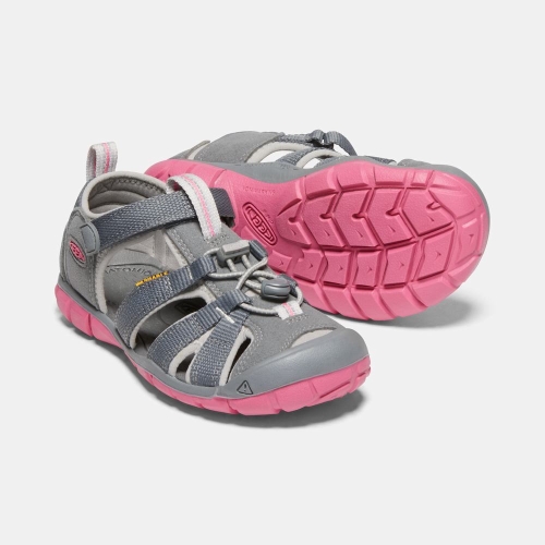 Keen Seacamp II Cnx Sandaler Barn Grå Rosa | SURLT2318