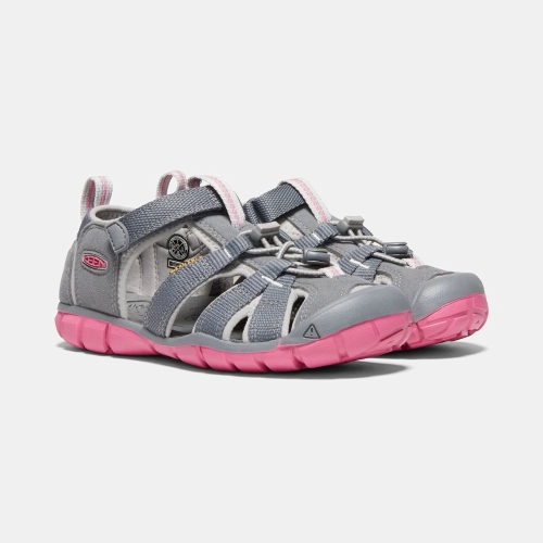 Keen Seacamp II Cnx Sandaler Barn Grå Rosa | SURLT2318