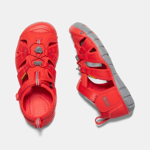 Keen Seacamp II Cnx Sandaler Barn Röda | OYFHP4197