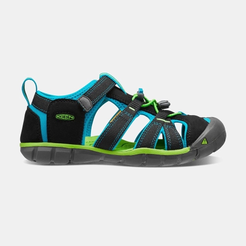 Keen Seacamp II Cnx Sandaler Barn Svarta Blå | PTVUE3458