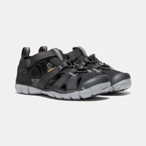 Keen Seacamp II Cnx Sandaler Barn Svarta | TQIZE6748