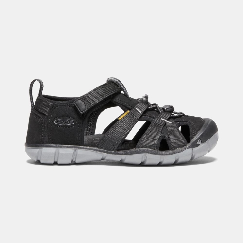 Keen Seacamp II Cnx Sandaler Barn Svarta | TQIZE6748