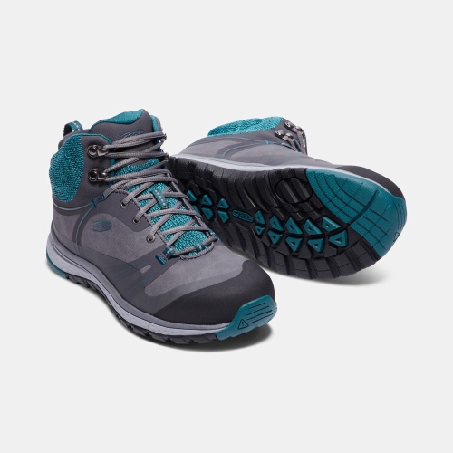 Keen Sedona Pulse Mid Aluminum Tå Arbetskängor Dam Marinblå Blå | GMNVS2978