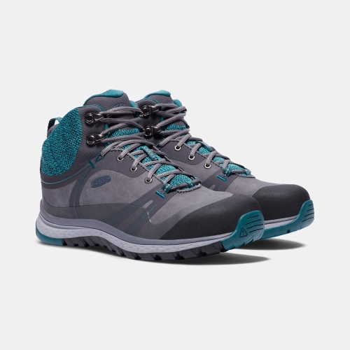 Keen Sedona Pulse Mid Aluminum Tå Arbetskängor Dam Marinblå Blå | GMNVS2978