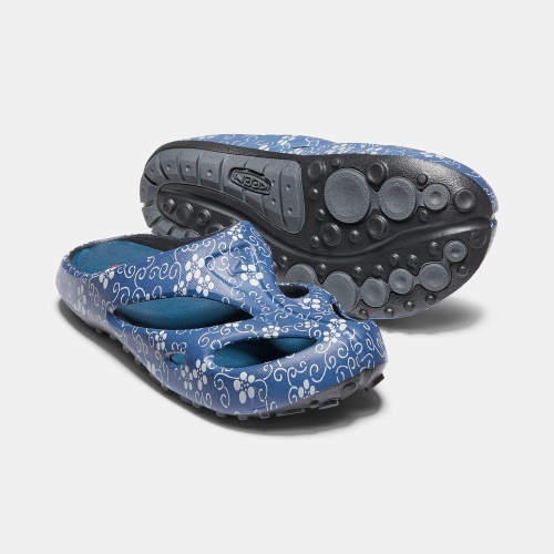 Keen Shanti Arts X Iroha Aluminum Tå Sandaler Herr Blå | EXMOD7893