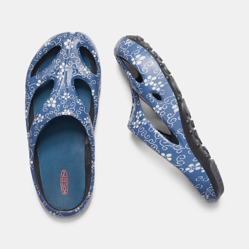 Keen Shanti Arts X Iroha Aluminum Tå Sandaler Herr Blå | EXMOD7893