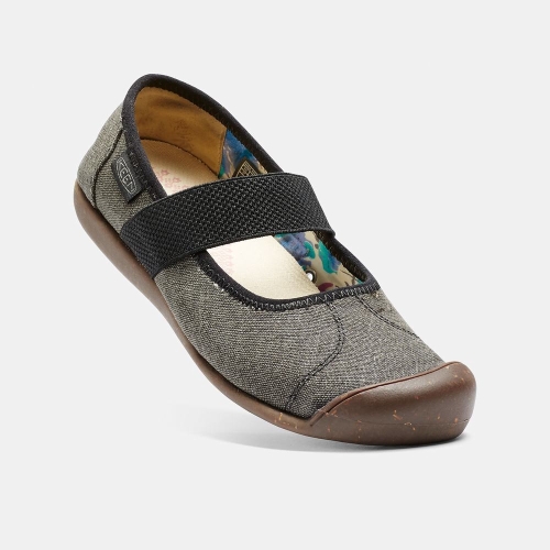 Keen Sienna Canvas Mary Jane Skor Dam Svarta | LYDPB2643
