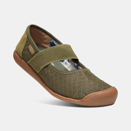 Keen Sienna Quilted Casual Skor Dam Olivgröna | WTONX1943