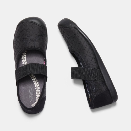 Keen Sienna Quilted Casual Skor Dam Svarta | ESFGB0279