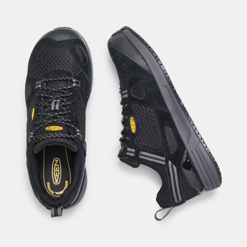 Keen Springfield Aluminum Tå Arbetsskor Herr Svarta | NPADK8173