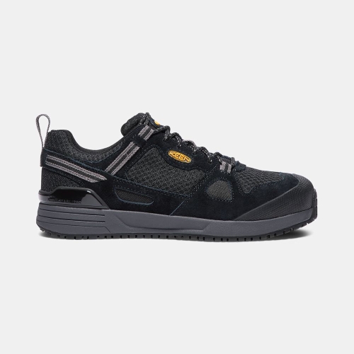 Keen Springfield Aluminum Tå Arbetsskor Herr Svarta | NPADK8173