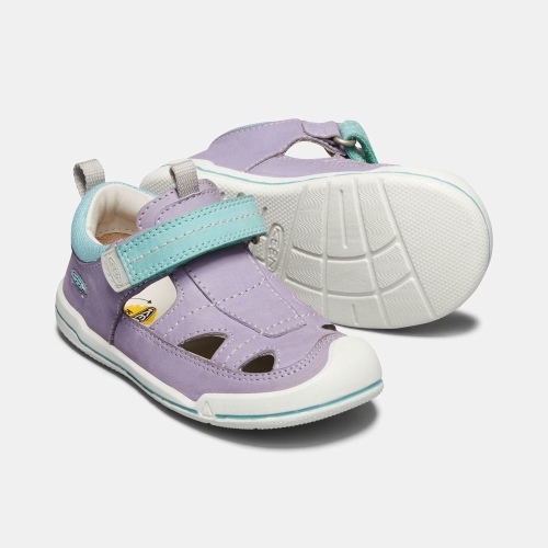 Keen Sprout Fisherman Sandaler Barn Lavendel Turkos | CRZEP9841