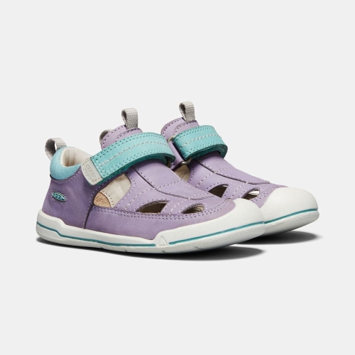 Keen Sprout Fisherman Sandaler Barn Lavendel Turkos | CRZEP9841