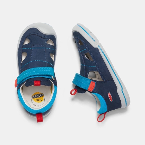 Keen Sprout Fisherman Sandaler Barn Marinblå Blå | QLMUH0813