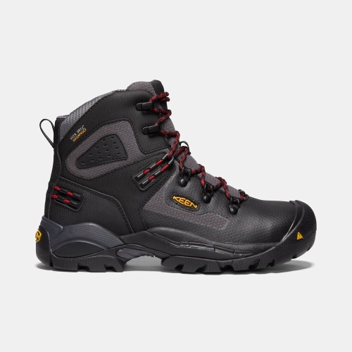 Keen St. Paul 6 Wp Carbon-fiber Tå Arbetskängor Herr Svarta | IPXNS1689