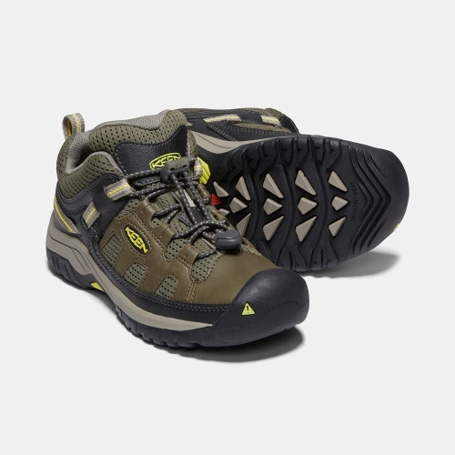 Keen Targhee Vandringsskor Barn Mörkolivgröna | POCTN5903