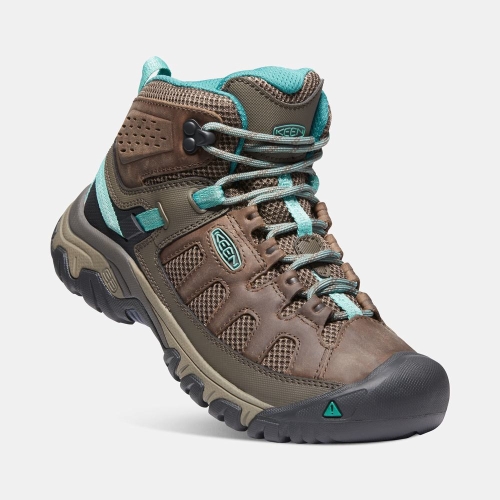 Keen Targhee Vent Mid Vandringskängor Dam Bruna Turkos | QFJLO9251