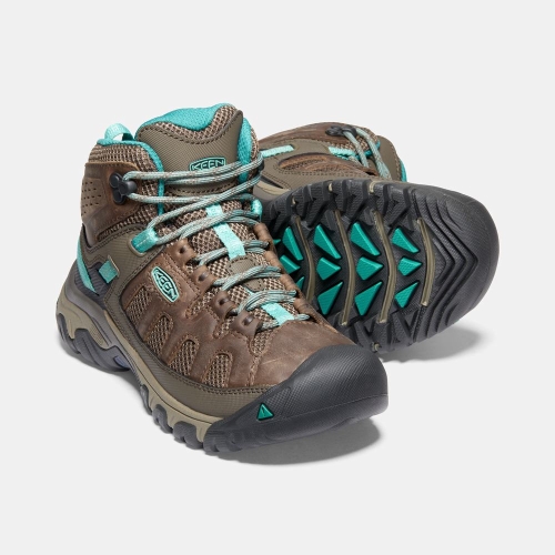 Keen Targhee Vent Mid Vandringskängor Dam Bruna Turkos | QFJLO9251