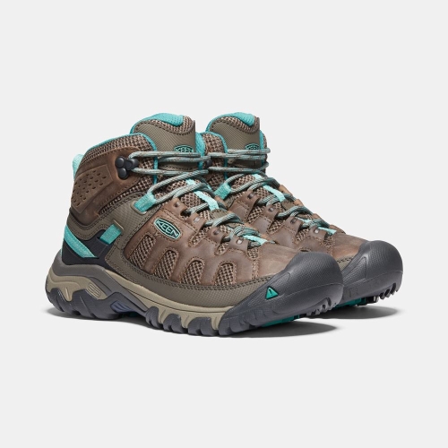 Keen Targhee Vent Mid Vandringskängor Dam Bruna Turkos | QFJLO9251