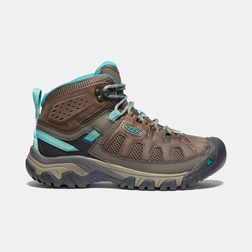 Keen Targhee Vent Mid Vandringskängor Dam Bruna Turkos | QFJLO9251
