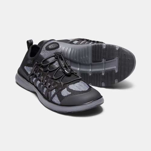 Keen Uneek Exo Uneek Sandaler Herr Svarta Grå | JHYTZ0869