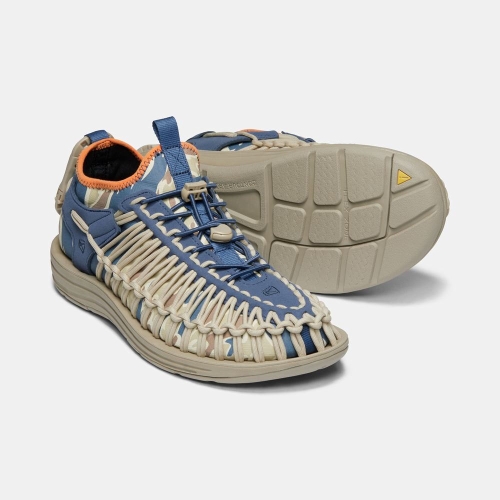 Keen Uneek Ht Uneek Sandaler Herr Beige Blå | EHGMF2316