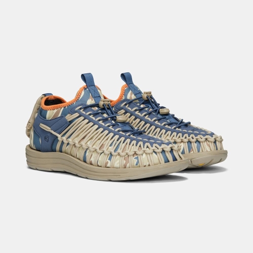 Keen Uneek Ht Uneek Sandaler Herr Beige Blå | EHGMF2316