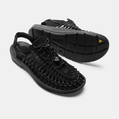 Keen Uneek Monochrome Uneek Sandaler Herr Svarta | PEKNC0843