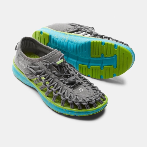 Keen Uneek O2 Uneek Sandaler Barn Grå Gröna | GJCHY5843