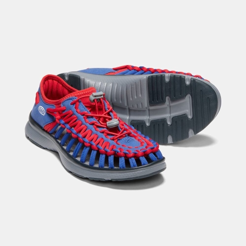 Keen Uneek O2 Uneek Sandaler Dam Blå Röda | JVGCB6281
