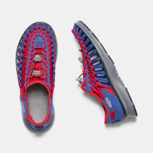 Keen Uneek O2 Uneek Sandaler Dam Blå Röda | JVGCB6281
