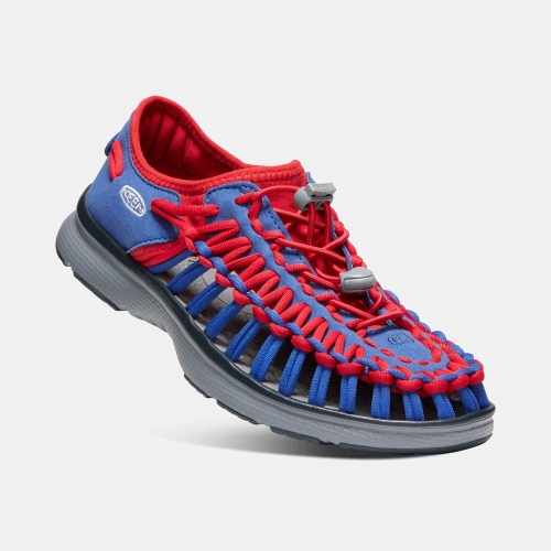 Keen Uneek O2 Uneek Sandaler Dam Blå Röda | KPVAQ3092