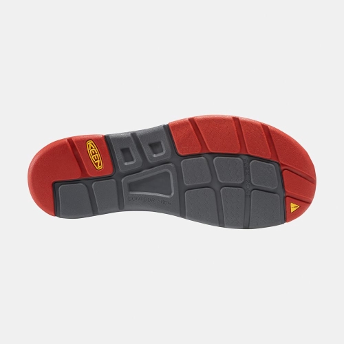 Keen Uneek Platta Cord Uneek Sandaler Herr Svarta Grå | YQEMG6857