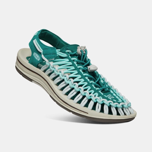 Keen Uneek Sandaler Dam Gröna Vita | GRXKB6427