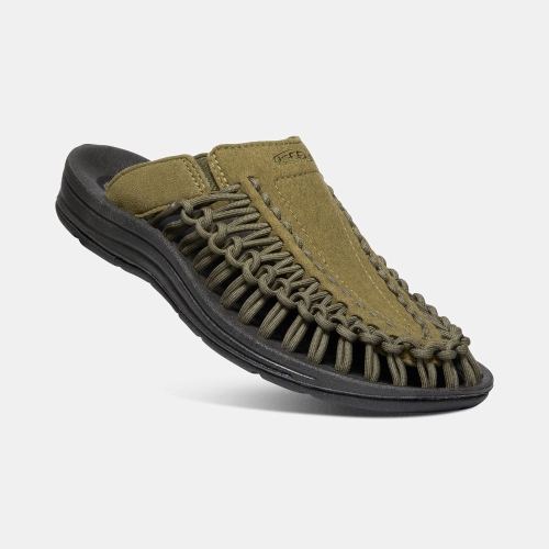 Keen Uneek Sandaler Dam Mörkolivgröna Svarta | YMHNI2316