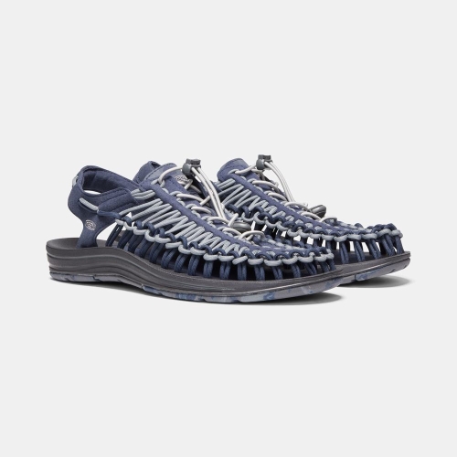 Keen Uneek Sandaler Herr Blå Grå | FBOUG7938