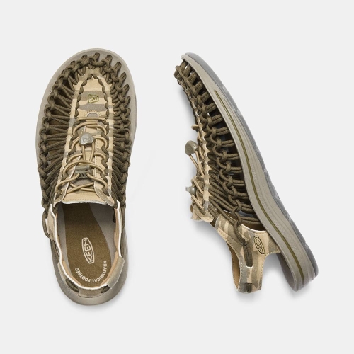 Keen Uneek Sandaler Herr Camo Olivgröna | IDQHL6421