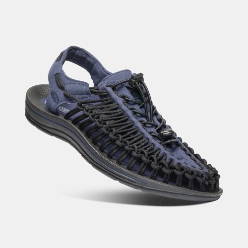 Keen Uneek Sandaler Herr Marinblå Svarta | JGIZH4652
