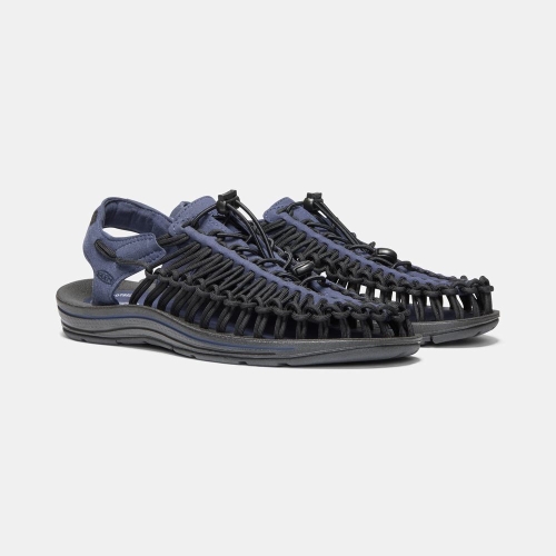 Keen Uneek Sandaler Herr Marinblå Svarta | JGIZH4652